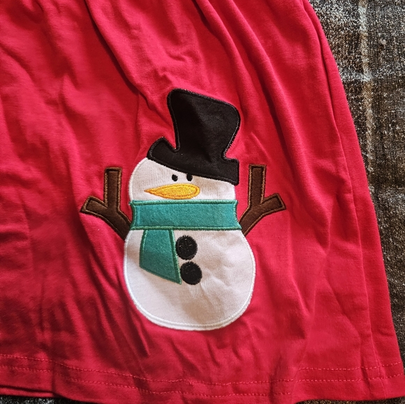 Snowman outfit with scarf size 6 - Picture 4 of 5